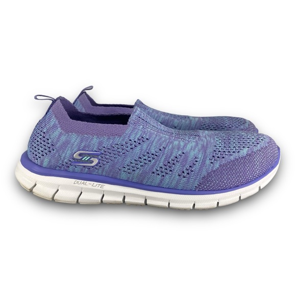 Skechers Shoes - Skechers Empire Inside Look Sneakers 23451W Slip On Shoes Purple Blue Women 7W